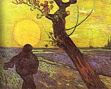 Vincent van Gogh Sower with Setting Sun After Millet painting